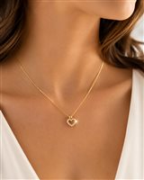 Collana Vidali Gioielli Donna in Oro giallo Zircone COOR-34-34 - COOR-34-34